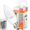Obrazek Żarówka LED OSRAM E14 RGB B35 4,9W z pilotem