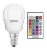 Obrazek Żarówka LED OSRAM E14 RGB P45 4,2W z pilotem