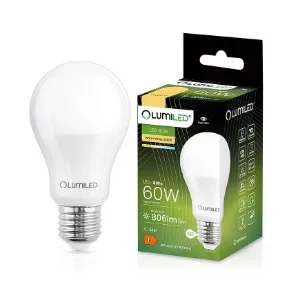Obrazek Żarówka Lumiled A60 8W 830 E27 806lm 3000K
