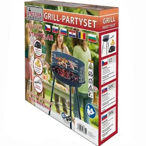 Obrazek Grill okrągły Party Set 10401