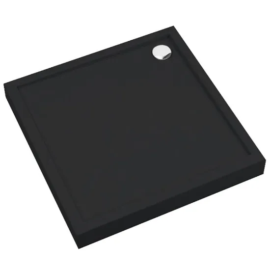 Obrazek Brodzik kwadratowy Black Mat 90x90x12 Espera Plus AQM4631CMG