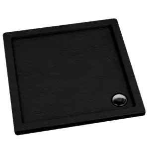 Obrazek Brodzik kwadratowy Black Stone 90x90x5 Espera AQM261CST