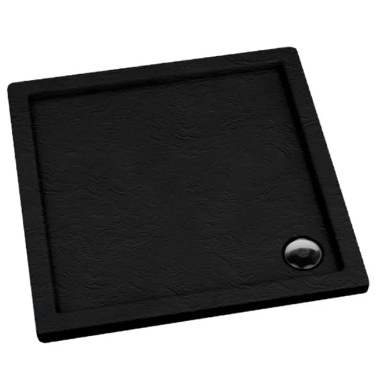 Obrazek Brodzik kwadratowy Black Stone 90x90x5 Espera AQM261CST