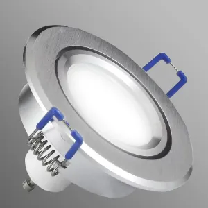 Obrazek Lampa LED Oczko srebrny błyszczący okrągły 3W1 6W 4000K
