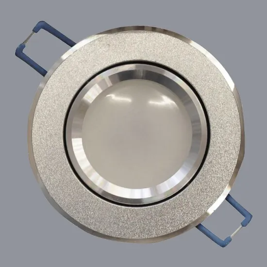 Obrazek Oczko LED srebrne piaskowane 3W1 6W 4000K