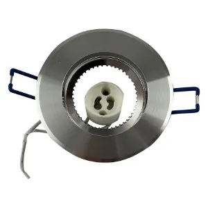 Obrazek Oprawa 2w1 srebrna błyszcząca okrągła duża