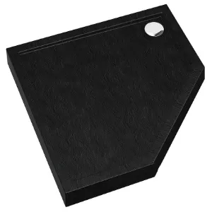 Obrazek Brodzik pięciokątny Black Stone 80x80x12 Espera Plus AQM4697CST