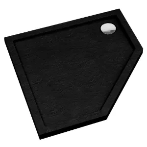 Obrazek Brodzik pięciokątny Black Stone 80x80x5 Espera AQM2397CST