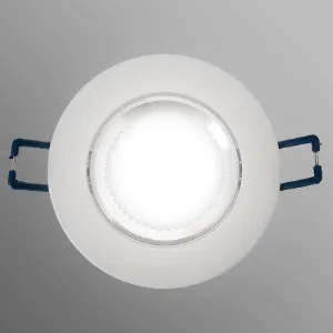 Obrazek Lampa LED oczko biały matowy okrągły