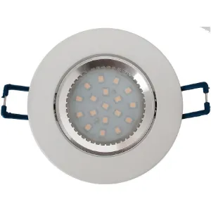 Obrazek Lampa LED oczko biały matowy okrągły