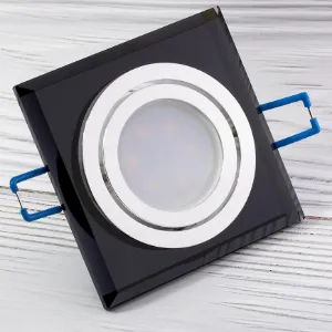 Obrazek Oprawa podtynkowa Arian kwadratowa czarna