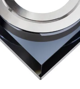 Obrazek Oprawa podtynkowa Arian kwadratowa czarna