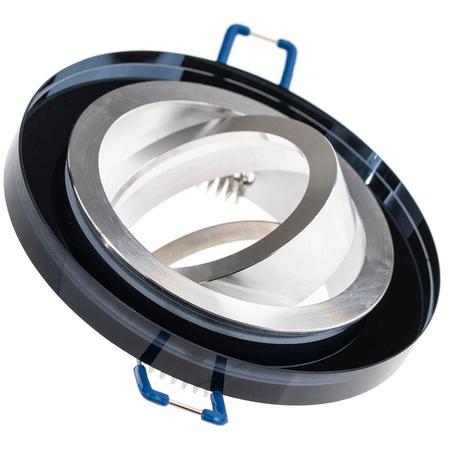 Oprawa podtynkowa Arian okrągła czarna