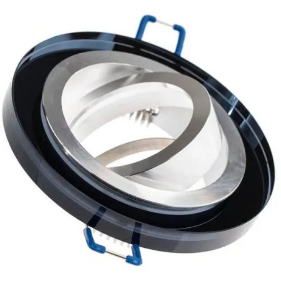 Obrazek Oprawa podtynkowa Arian okrągła czarna