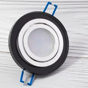 Obrazek Oprawa podtynkowa Arian okrągła czarna