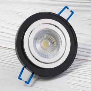 Obrazek Oprawa podtynkowa Arian okrągła czarna