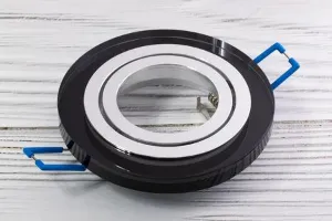 Obrazek Oprawa podtynkowa Arian okrągła czarna