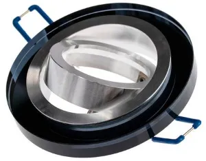 Obrazek Oprawa podtynkowa Arian okrągła czarna