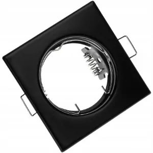 Obrazek Oprawa podtynkowa stała Pavo kwadratowa czarna