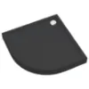 Obrazek Brodzik półokrągły Black Mat 90x90x12 R55 Espera Plus AQM4634CMG