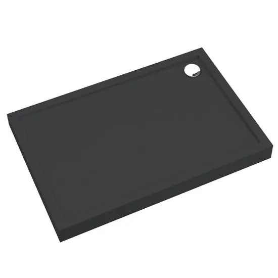 Obrazek Brodzik prostokątny Black Mat 80x100x12 Espera Plus AQM4636CMG