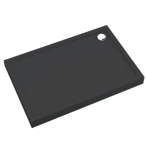 Obrazek Brodzik prostokątny Black Mat 90x120x12 Espera Plus AQM4647CMG