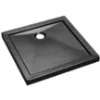 Obrazek Brodzik kwadratowy Aquarius 80/80 stone effect czarny
