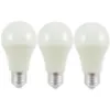 Obrazek Żarówki LED A60 10W E27 800LM 2700K (3-PACK)
