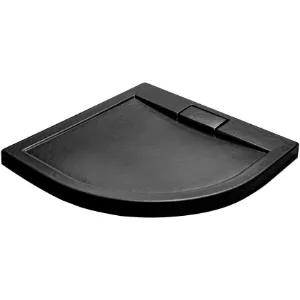 Obrazek Brodzik półokrągły Axim Ultraslim Stone Effect New 90x90 czarny