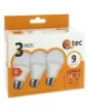 Obrazek Żarówka Led Qtec 9W A60 E27 2700K 3pack