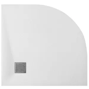 Obrazek Brodzik półokrągły Vexo 90x90 biały