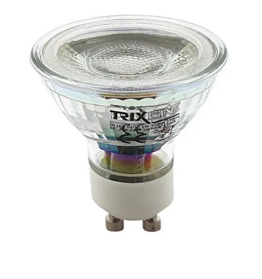 Obrazek Żarówka GU10 5W 2700K 38D GLASS