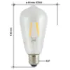 Obrazek Żarówka LED ST64 8W E27 2700K Decor Filament