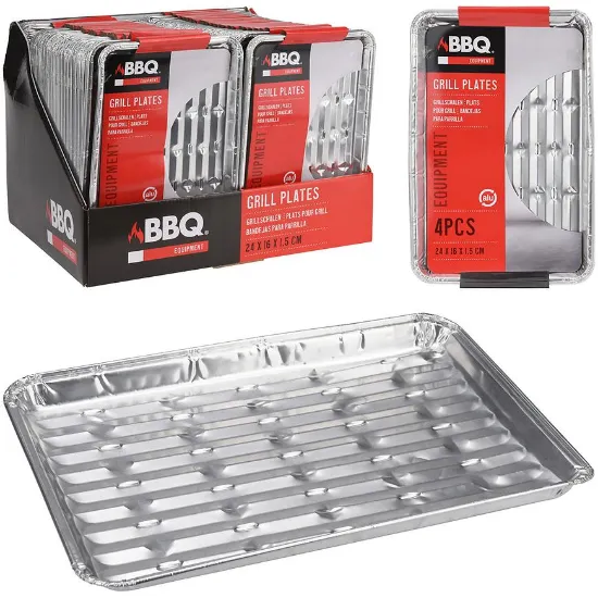 Obrazek Tacki aluminiowe 4 szt.