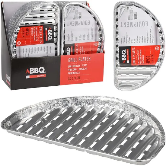 Obrazek Tacki aluminiowe 4 szt.