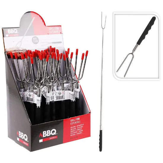 Obrazek Teleskopowy szpikulec do grilla 72 cm