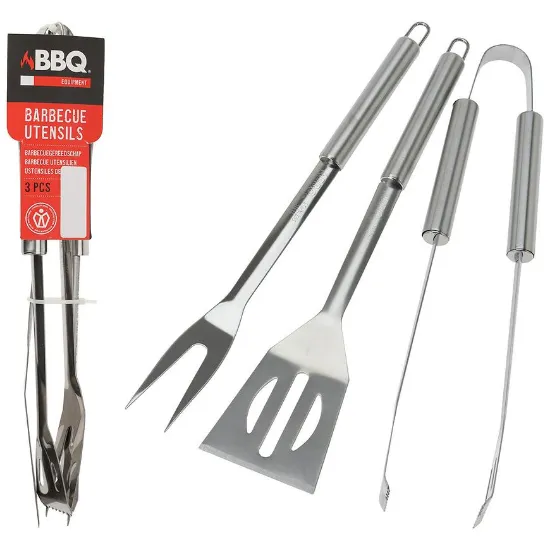 Obrazek Zestaw narzędzi do grillowania 3 szt.