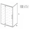 Obrazek Kabina prysznicowa Etna 100x90 black