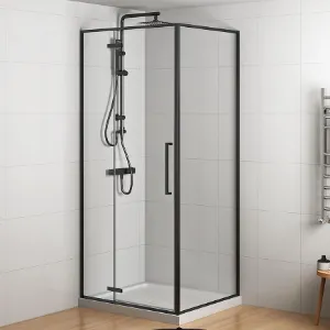 Obrazek Kabina prysznicowa Etna 120x90 black