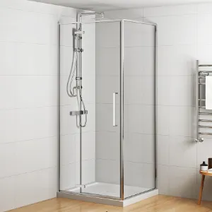Obrazek Kabina prysznicowa Etna 120x90 chrom