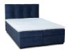 Obrazek Łóżko kontynentalne Fresco 140x200 cm granatowe