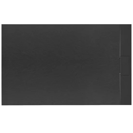 Obrazek Brodzik prostokątny Bazalt black 80x120