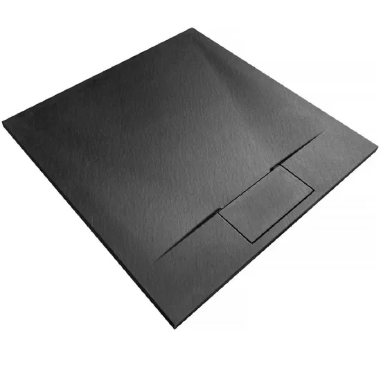 Obrazek Brodzik prostokątny Bazalt black 90x120