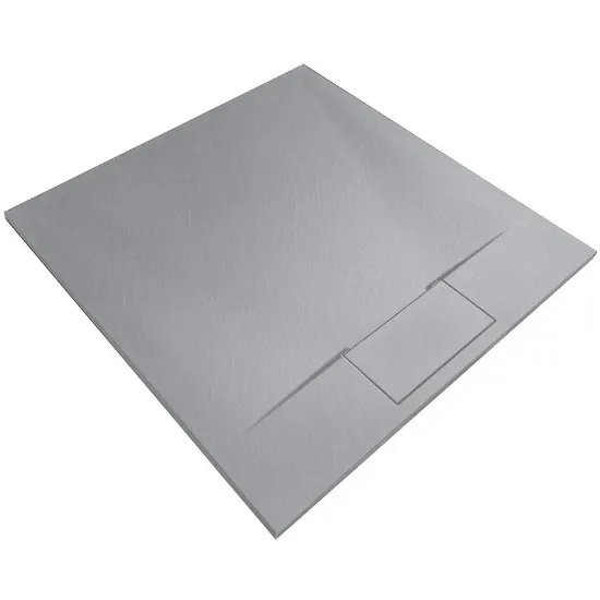 Obrazek Brodzik kwadratowy Bazalt Grey 90x90x2,5 Rea K4105