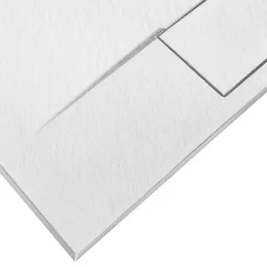 Obrazek Brodzik prostokątny Bazalt white 80x100