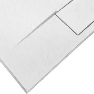 Obrazek Brodzik prostokątny Bazalt white 80x120