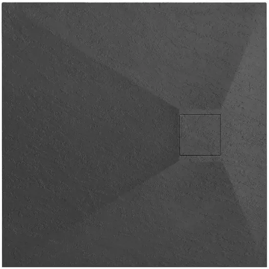 Obrazek Brodzik kwadratowy Magnum black 90x90