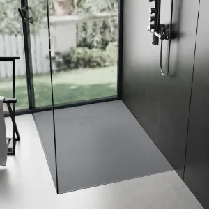 Obrazek Brodzik prostokątny Magnum Grey 80x100x2,5 Rea K4107