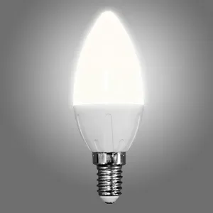 Obrazek Żarówka LED EM 6W C35 E14 2700K
