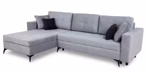 Obrazek Narożnik z pojemnikiem na pościel Foster popielaty